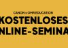 Gemeinsame Webinarreihe zu Content Creation von Canon und OMR